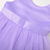 Flower Girl Dress Satin Ball Gown for Wedding Party with Bowknot