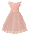 Toddler Girl Tulle Tutu Dress Tie Back Casual Party Outfit for Girls